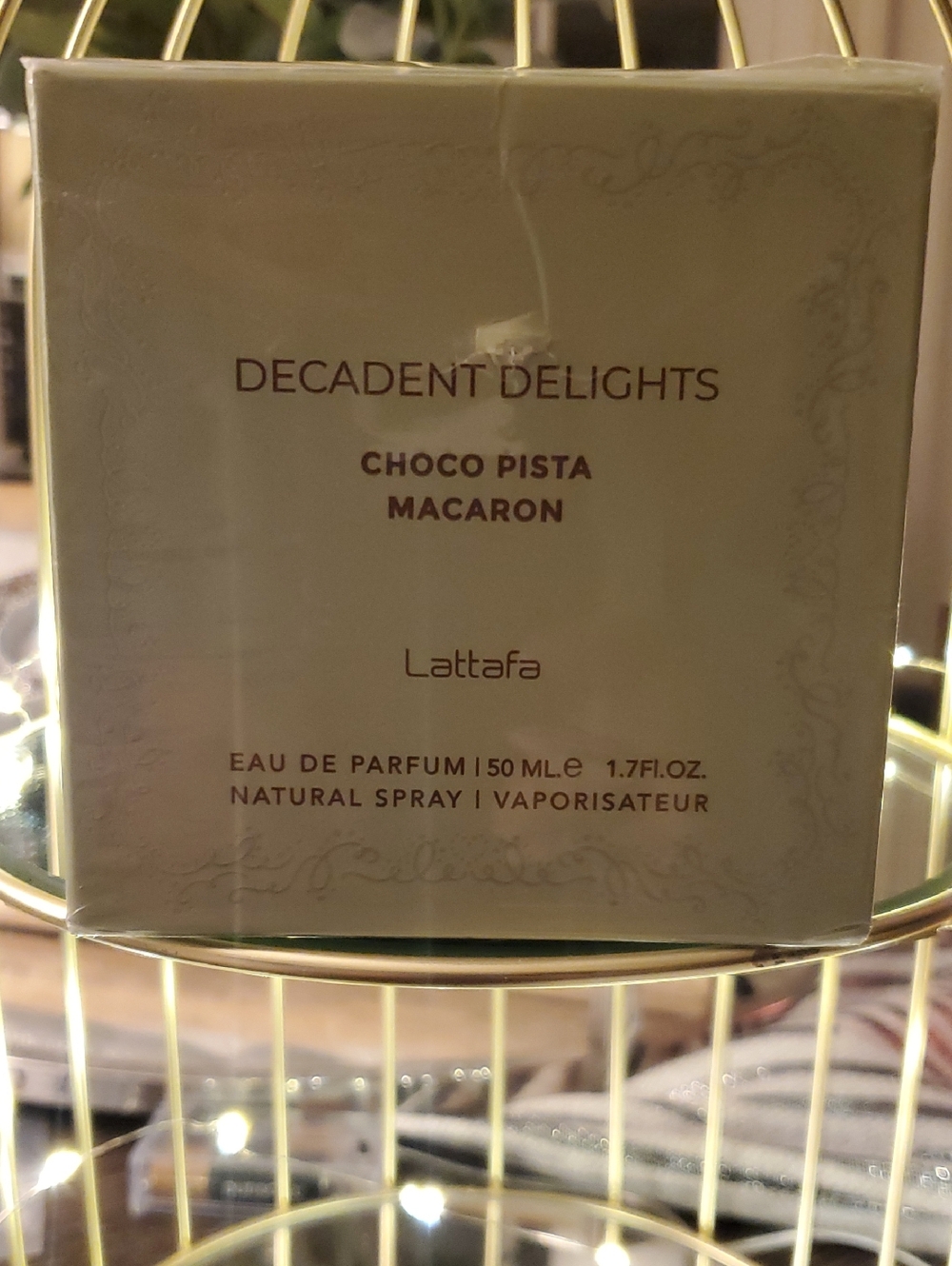 Lattafa Decadent Delights Choco Pista Macaron Eau de Parfum - Cream